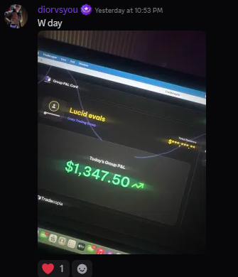 Discord testimonial screenshot