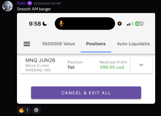 Discord testimonial screenshot