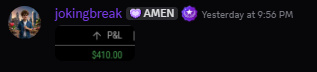 Discord testimonial screenshot