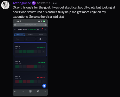 Discord testimonial screenshot