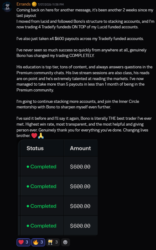 Discord testimonial screenshot